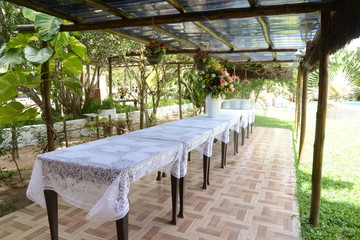 table and chairs