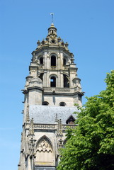 Fototapeta na wymiar Ville d'Argentan, église Saint-Germain, département de l'Orne, France