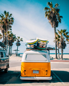 Venice Beach Surf Van, Los Angeles, California