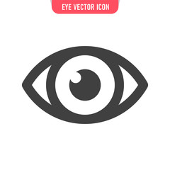 Eye vector icon. Human vision symbol.