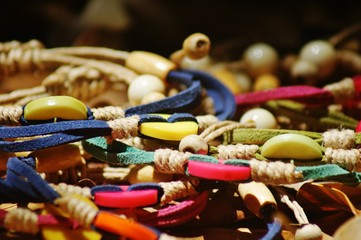 COLORFUL RUSTIC BRACELETS
