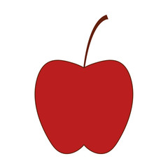 Isolated apple fruit vector design