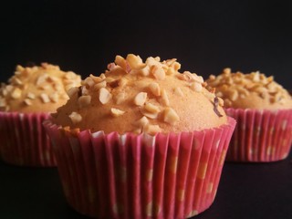 cupcakes with frosting and sprinkles
