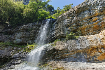 Waterfall Skaklya at Balkan Mountains, Bulgaria