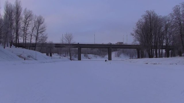 Winter city Vitebsk