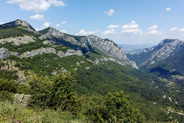 Landscape of Balkan Mountains with Vratsata pass, Bulgaria