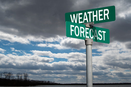 weather forecast sign