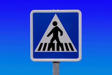 Informative traffic sign - Crosswalk