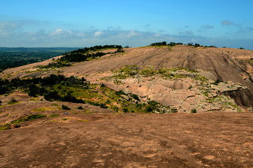 scenic valley at enchanted rock texas