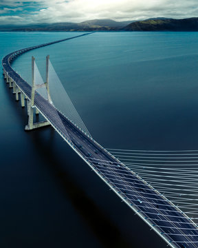 Fototapeta Lisbon longest bridge