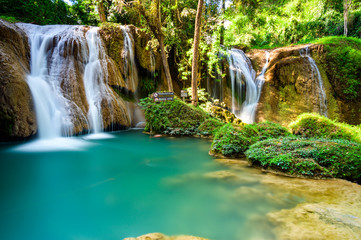 Than Sawan waterfall in Doi Phu Nang national park