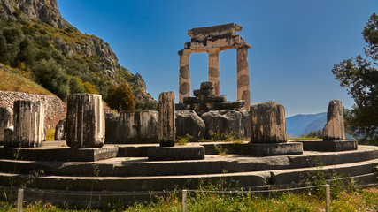 Atenea pronoia sanctuary in Delphos