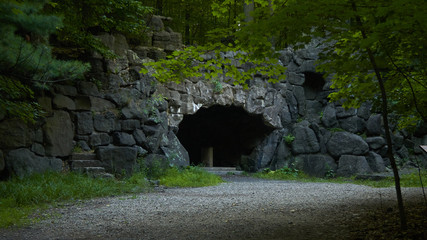 Cave in Saint Bruno park, Montreal Quebec