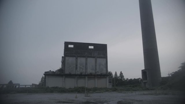 Abandoned industrial site