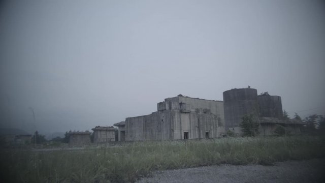Abandoned industrial site