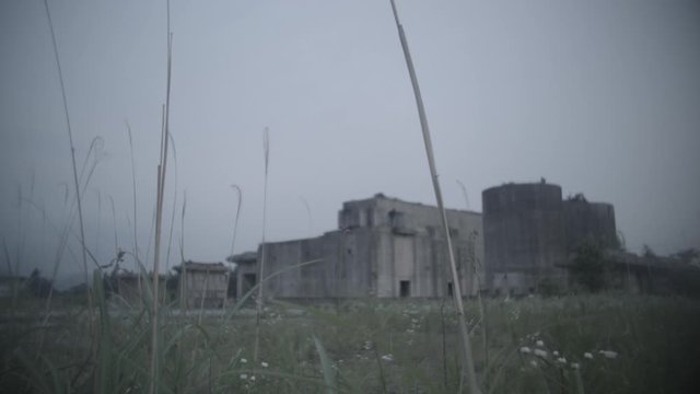 Abandoned industrial site