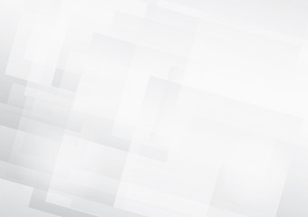 Naklejka premium Abstract geometric white and gray color background. Vector, illustration. 
