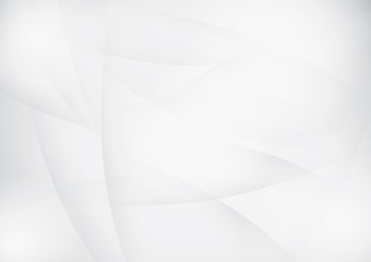 Fototapeta premium Abstract geometric white and gray color background. Vector, illustration. 