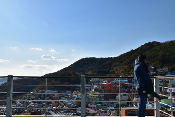 The view of Busan in South Korea