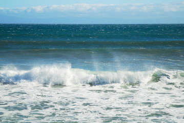 Fototapeta premium Materiał fal morskich