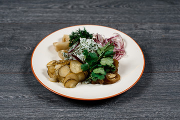 pickles set close up food for restaurant menu