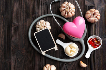 Garlic and oil capsules and Heart health benefits