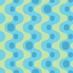 Abstract colorful drops. Vector spotty seamless pattern.