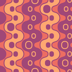 Abstract colorful drops. Vector spotty seamless pattern.