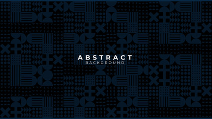 Blue Pantone 2020 Memphis Background. Rough Egypt Style