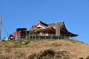 Kabushima Shrine in Hachinohe, Japan