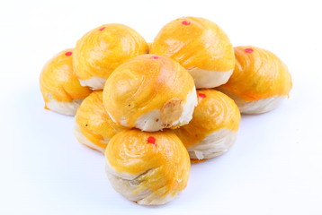 Chinese Pastry dessert festival China isolated on white background