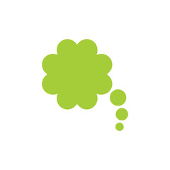 think green talk symbol vector