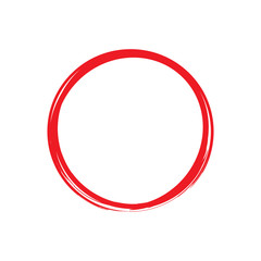 Vector Round Brush Stroke Border