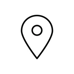 Location pin icon vector design