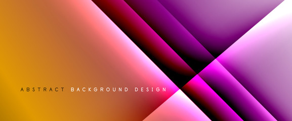 Trendy simple fluid color gradient abstract background with dynamic straight shadow line effect. Vector Illustration For Wallpaper, Banner, Background, Card, Book Illustration, landing page