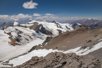 mount Aconcagua. highest pik of south America