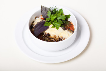 Baked eggplant rolls