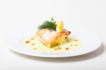 White-fish steak