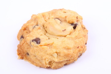 Cookie on a white background