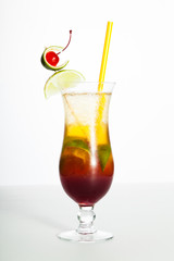 Colorful cocktail