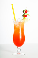 Colorful cocktail