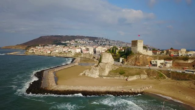 Sinop City coastal port on Black Sea North Anatolia, Turkey