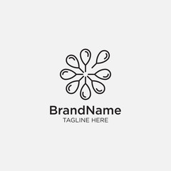 Creative Hot Air Balloon Logo Design Template. Cartoon Illustration of Hot Air Balloon Vector Icon For Web Design - Vector