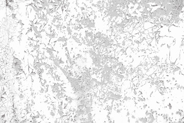 Cracked grunge paint vector black and white texture