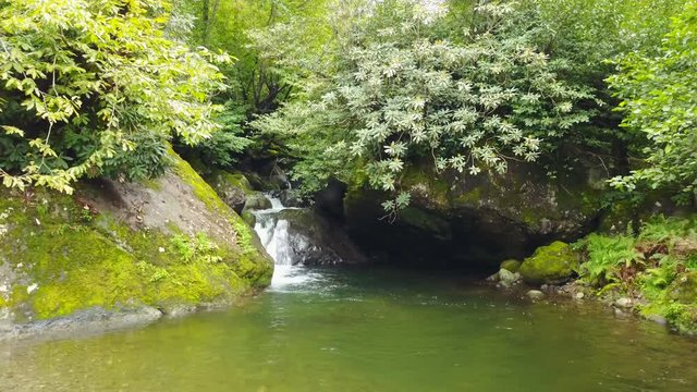 Natural Waterfall, Travel Destination, Macahel National Park, Borcka, Artvin, Turkey