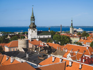 Obraz premium Old Tallinn. Estonia