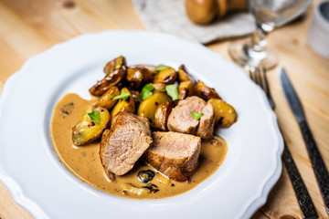 Griled pork tenderloin