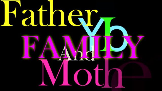 Family stands for father and mother I love you1