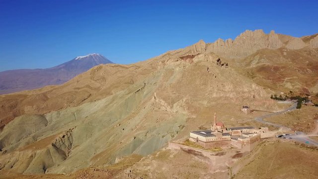 Agri Dagi, Dogubeyazit, Ishak Pasha Palace, Mount Ararat Steppes, Turkey