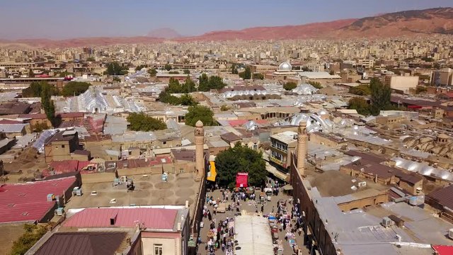 Historical middle east capital city, Tabriz and Bazaar, Iran